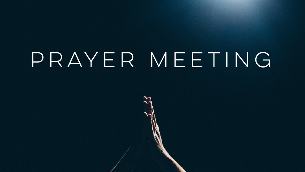 Prayer meeting stock image